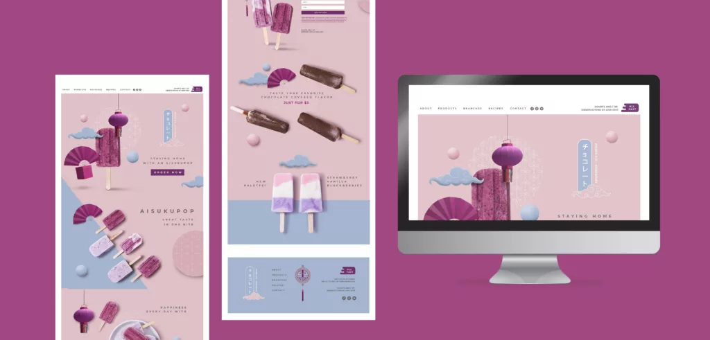 responsive design ecommerce website