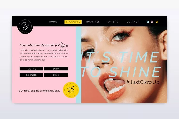 cosmetics website
