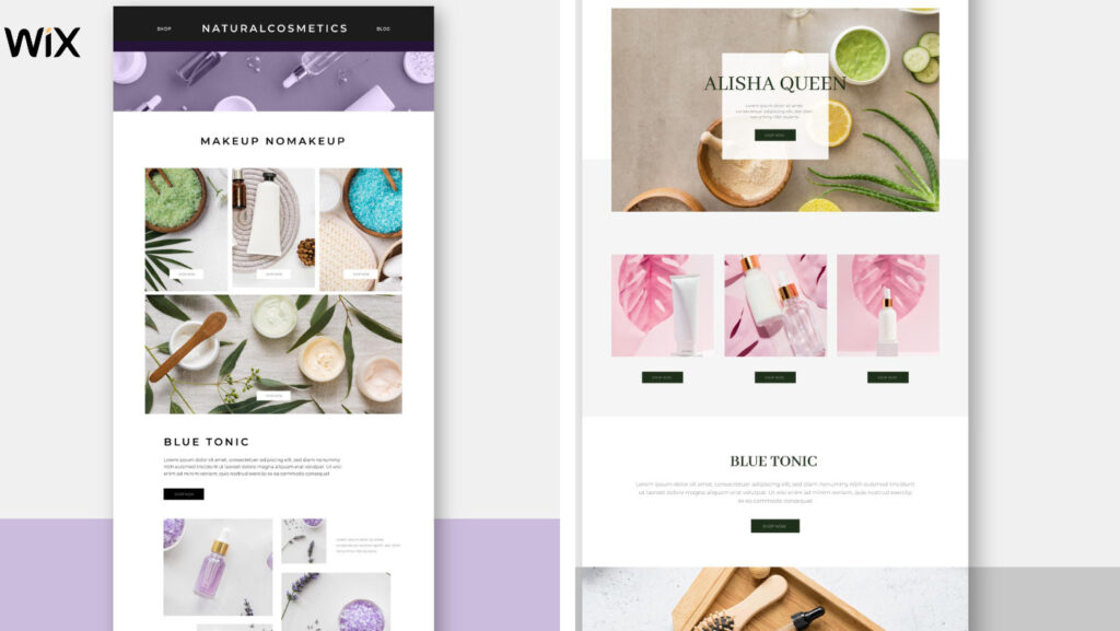 Hire best WIX ecommerce beauty landing page developer in Canada