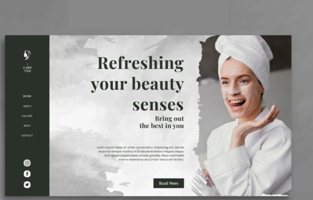 skin care website