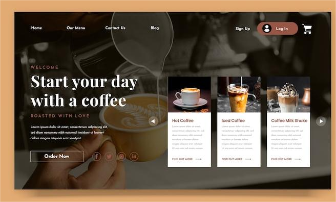 Best Theme for Cafe Website/Store