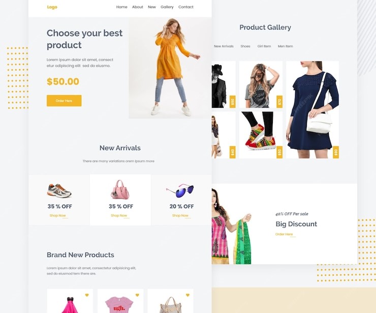 how to make a clothing website 