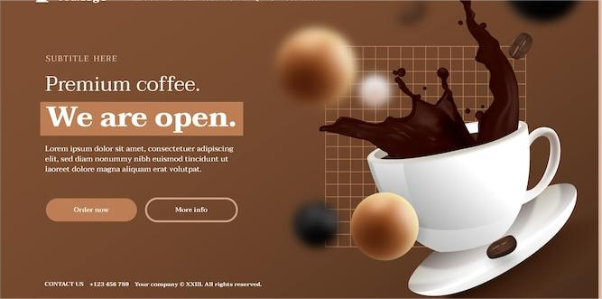 Best Theme for Coffee Shop Website/Store