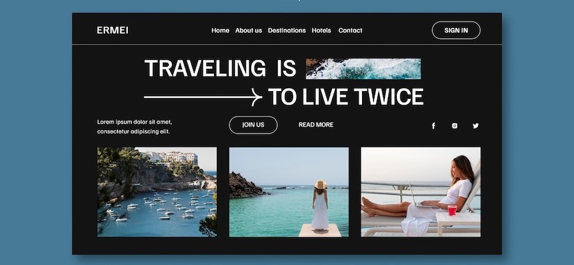 Best Travel website Theme/ template