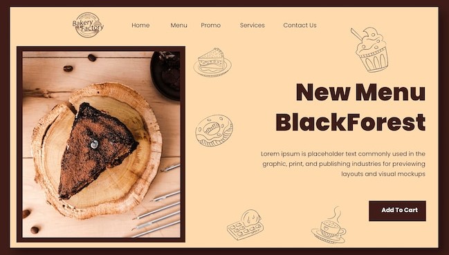 Bakery Website Template