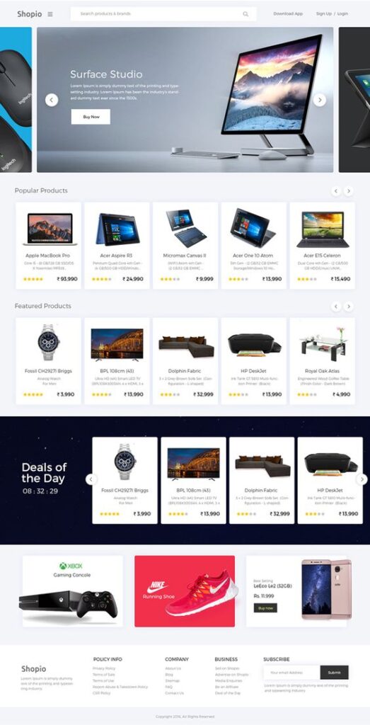 Web Design for Free