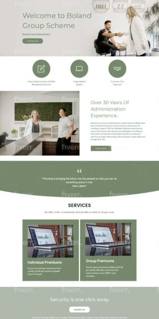 Wix Website Build