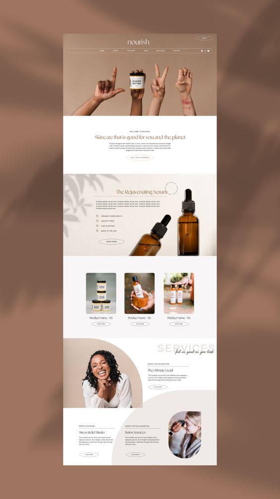 beauty website