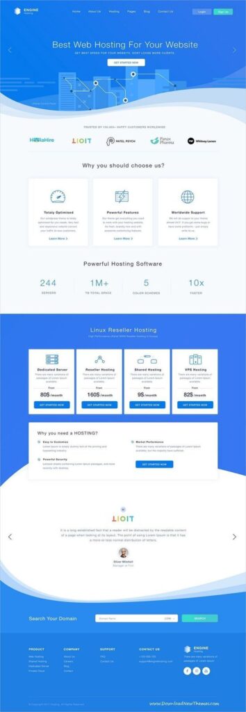 web hosting servers