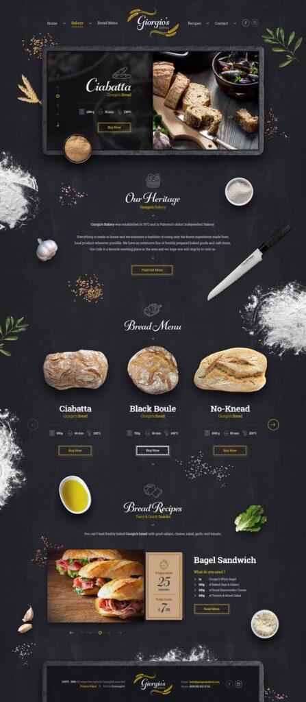 Bakery Websites