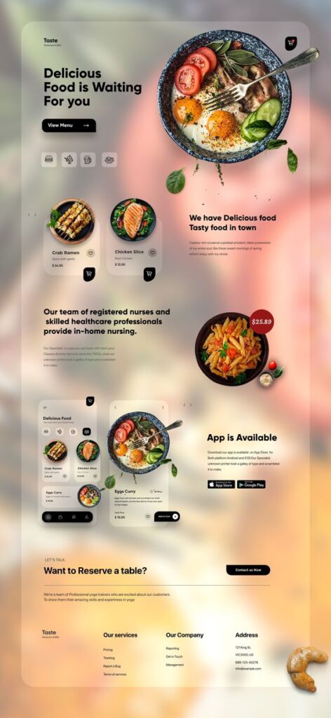 Restaurant Website Design Company