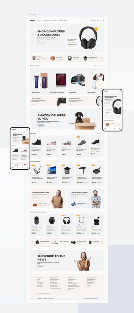 E-Commerce Shop website