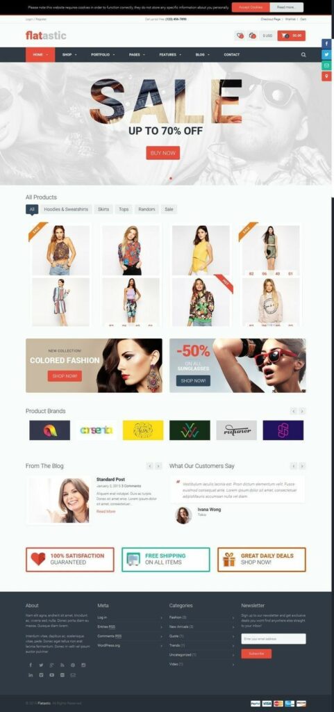 E-Commerce Shop website