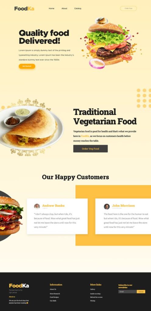 Restaurant Website Design Company
