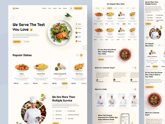 best restaurant websites