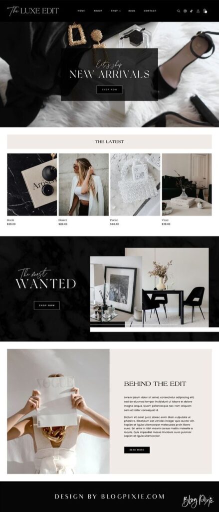 best website for prebuilt Shopify stores
