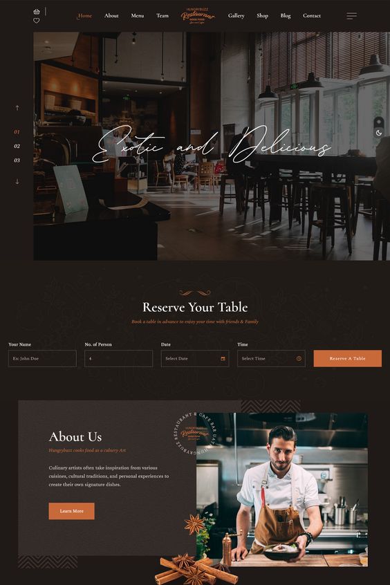 Restaurant Website Design Company