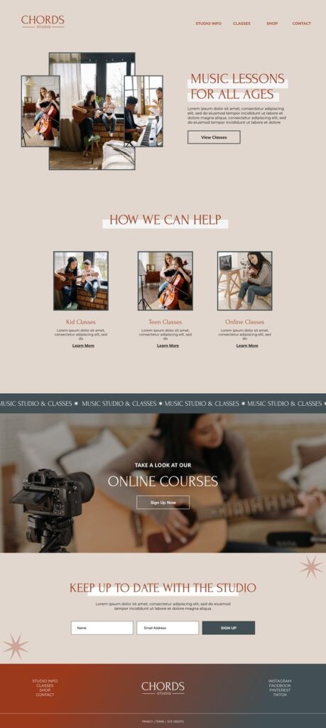 music websites for school