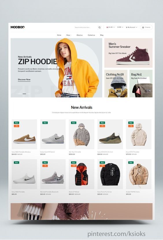 E-Commerce Shop website