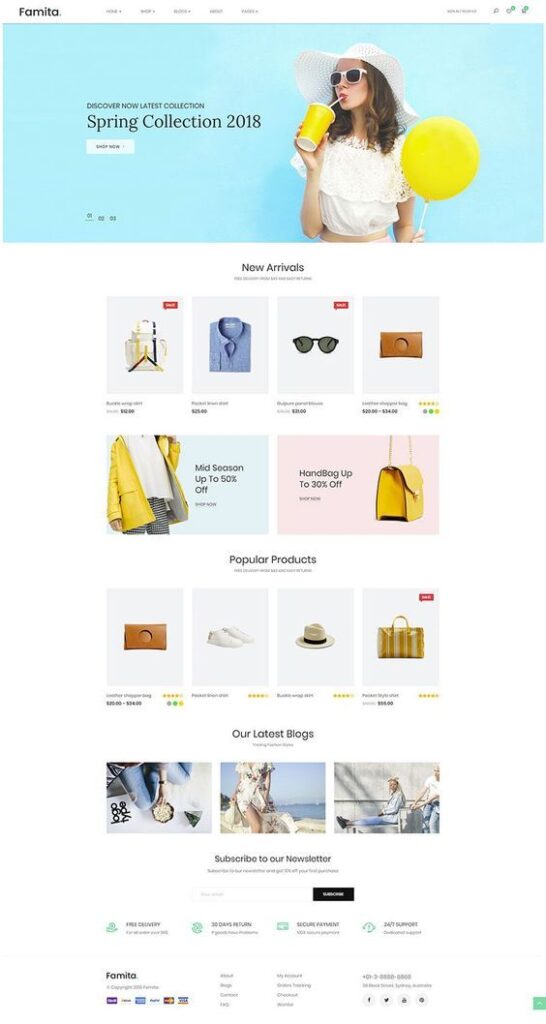 ecommerce site build