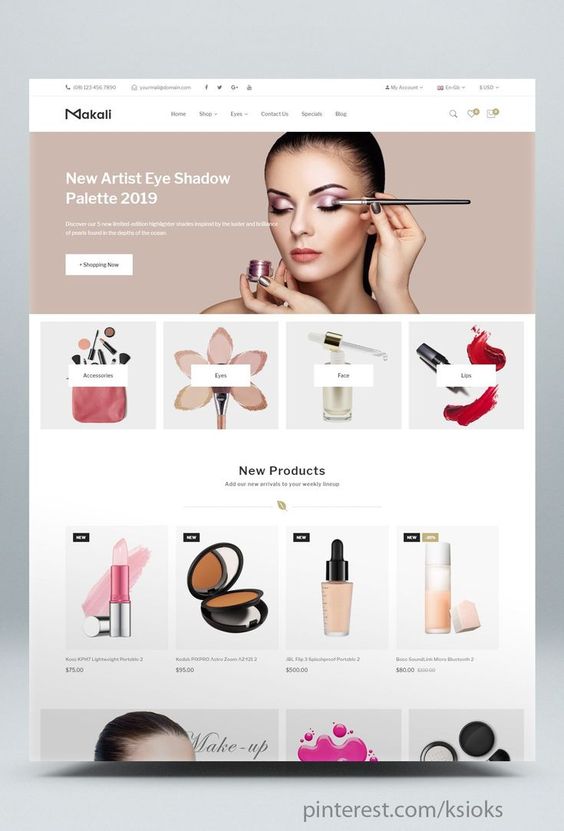  The beauty website design is key to distinguishing a brand from its competitors and solidifying its digital footprint.